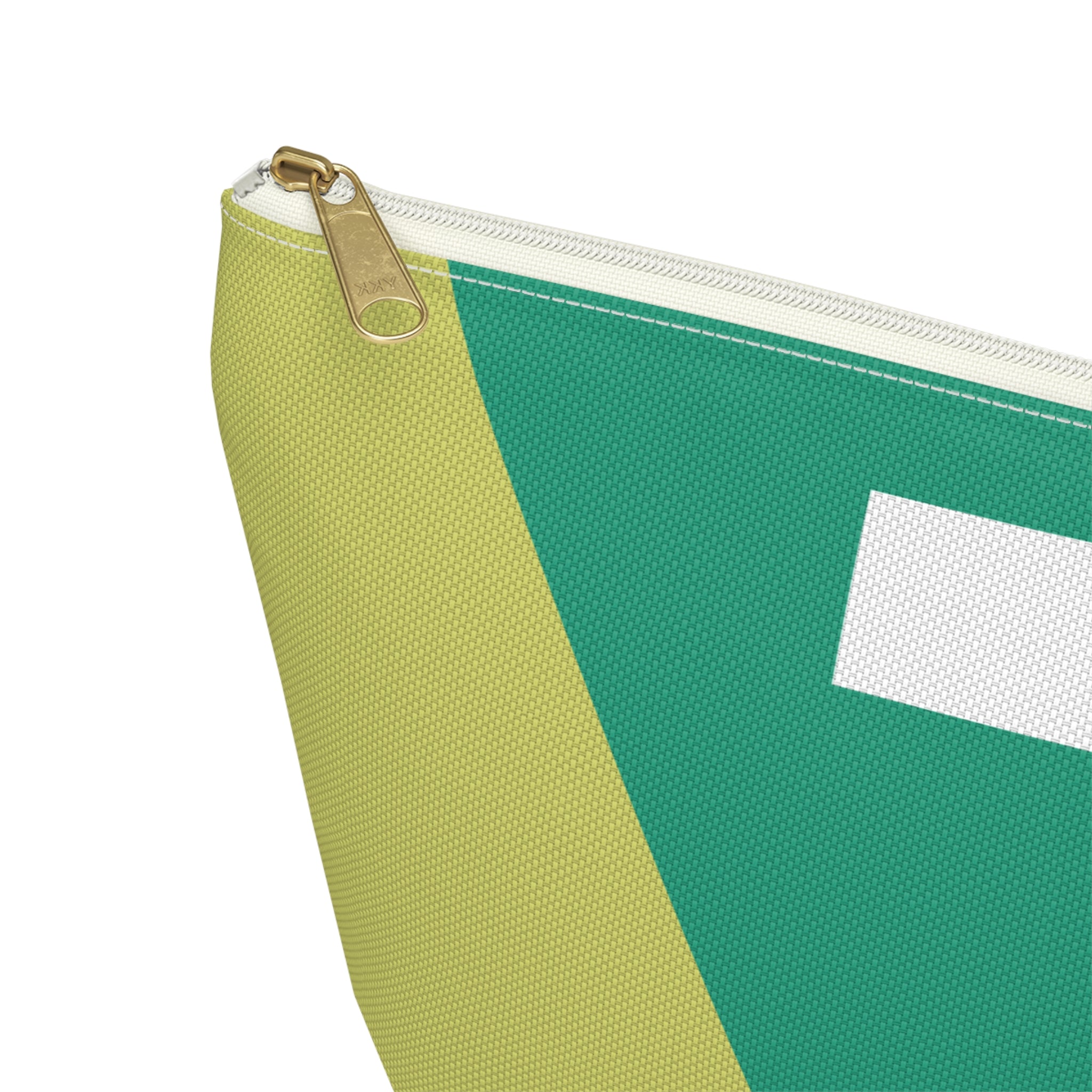 Initials Colorblock Accessory Pouch — Monogram Z T-Bottom Cosmetic Bag