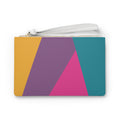 Retro Colorblock Clutch Bag | 80s & 90s Inspired
