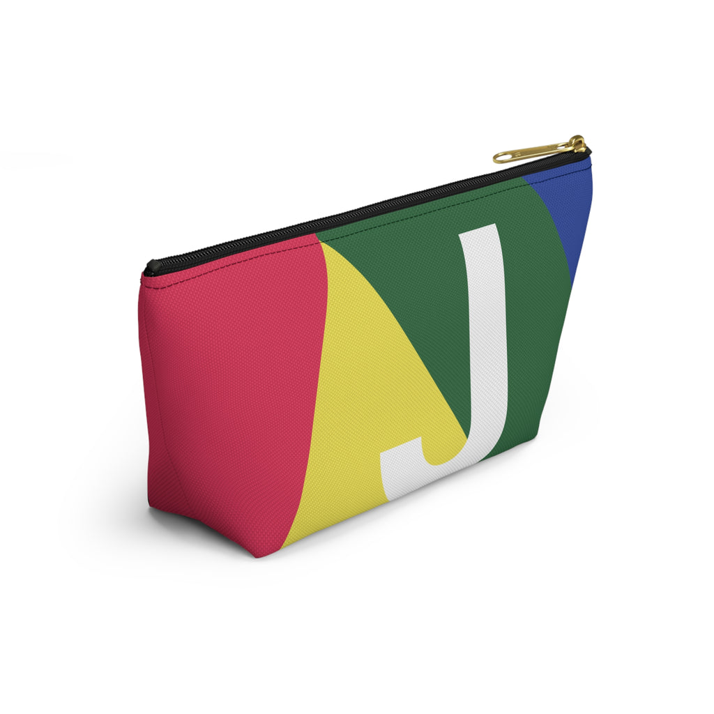 Colorblock Accessory Pouch — Monogram J T-Bottom Cosmetic Bag