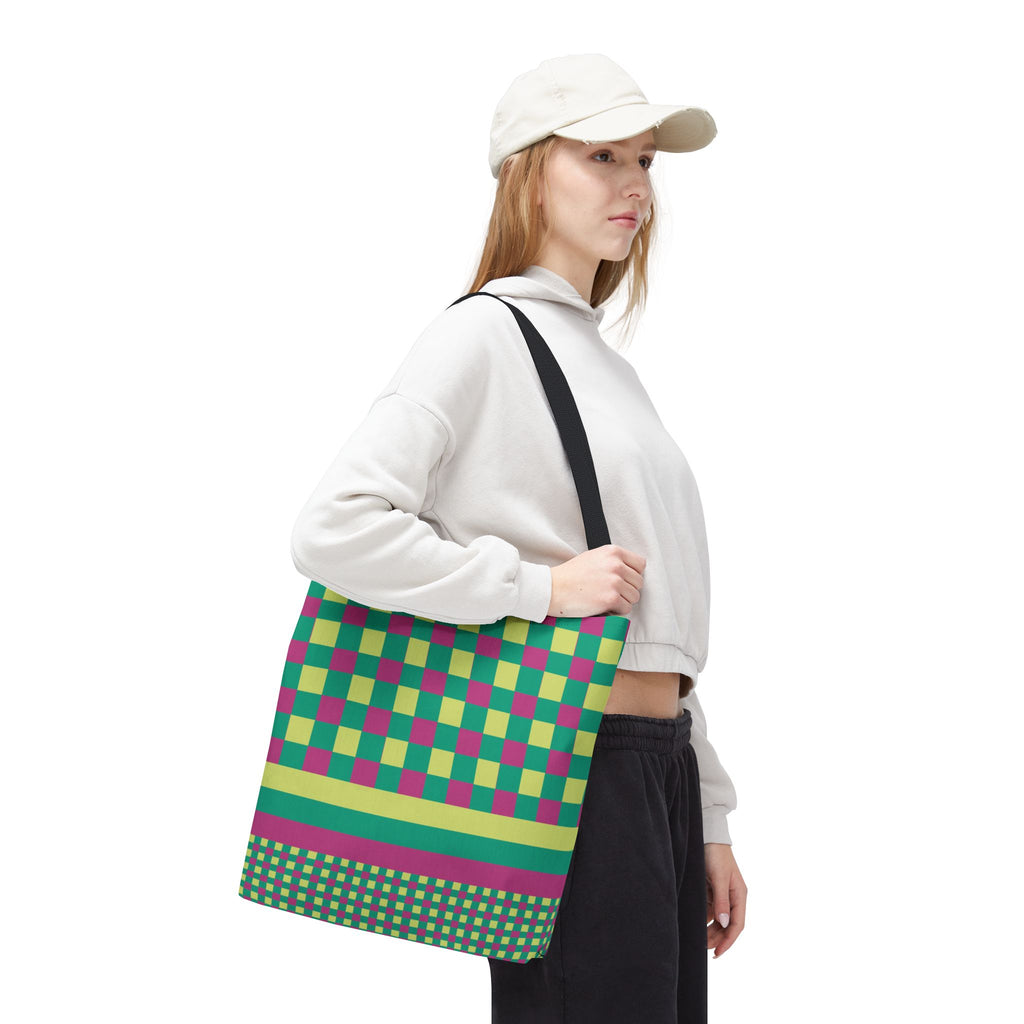Colorblock Tote Bag