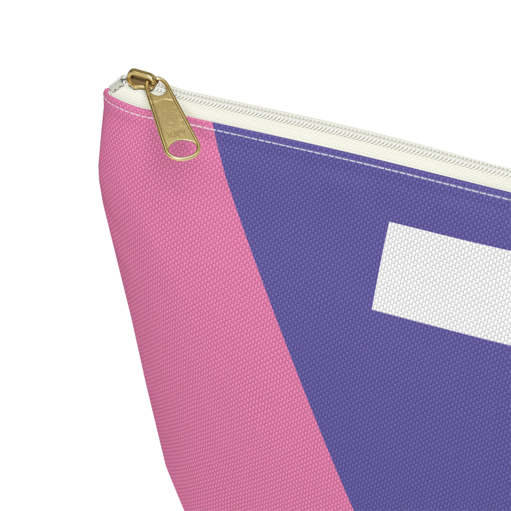 Colorblock Accessory Pouch — Monogram T T-Bottom Cosmetic Bag