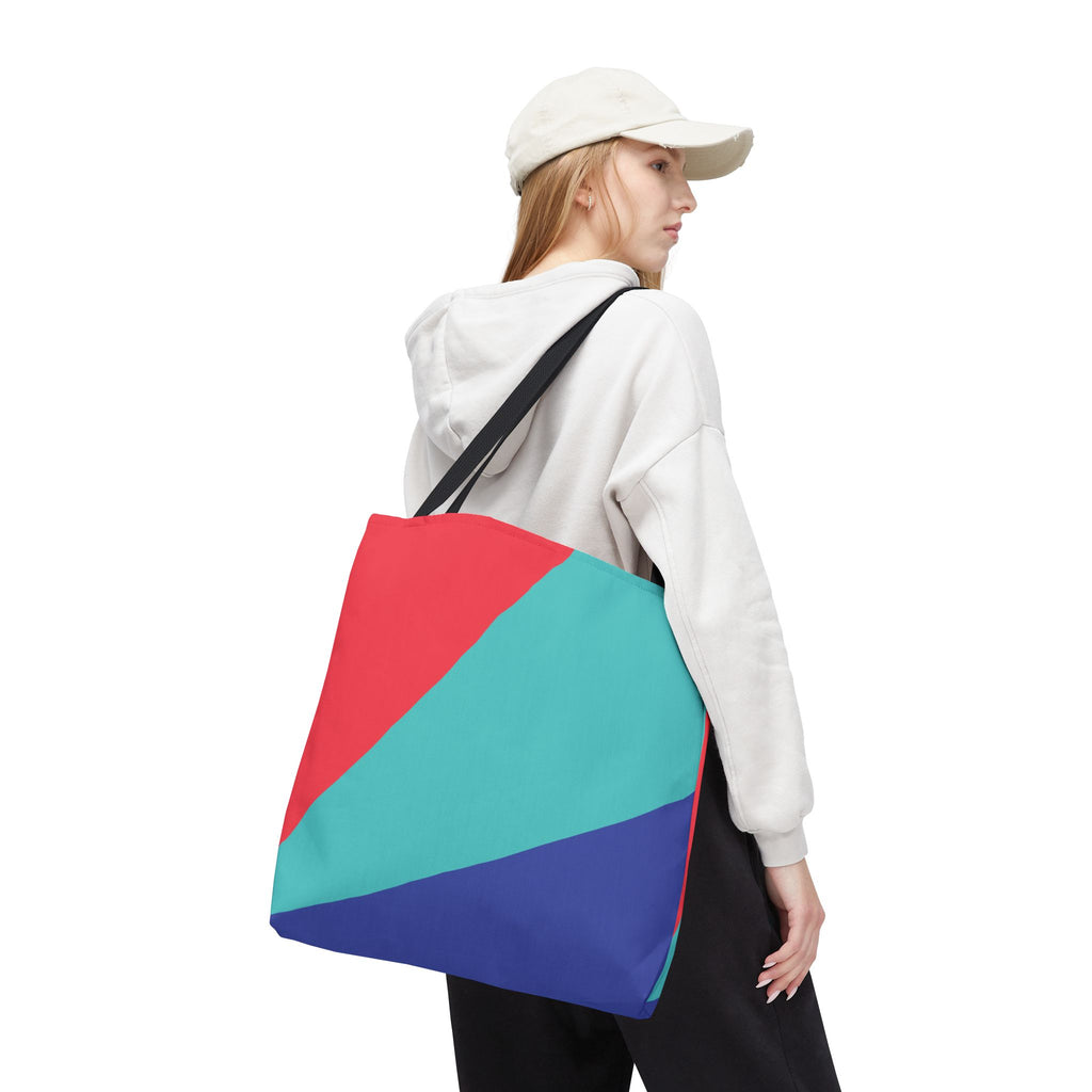 Colorblock Tote Bag