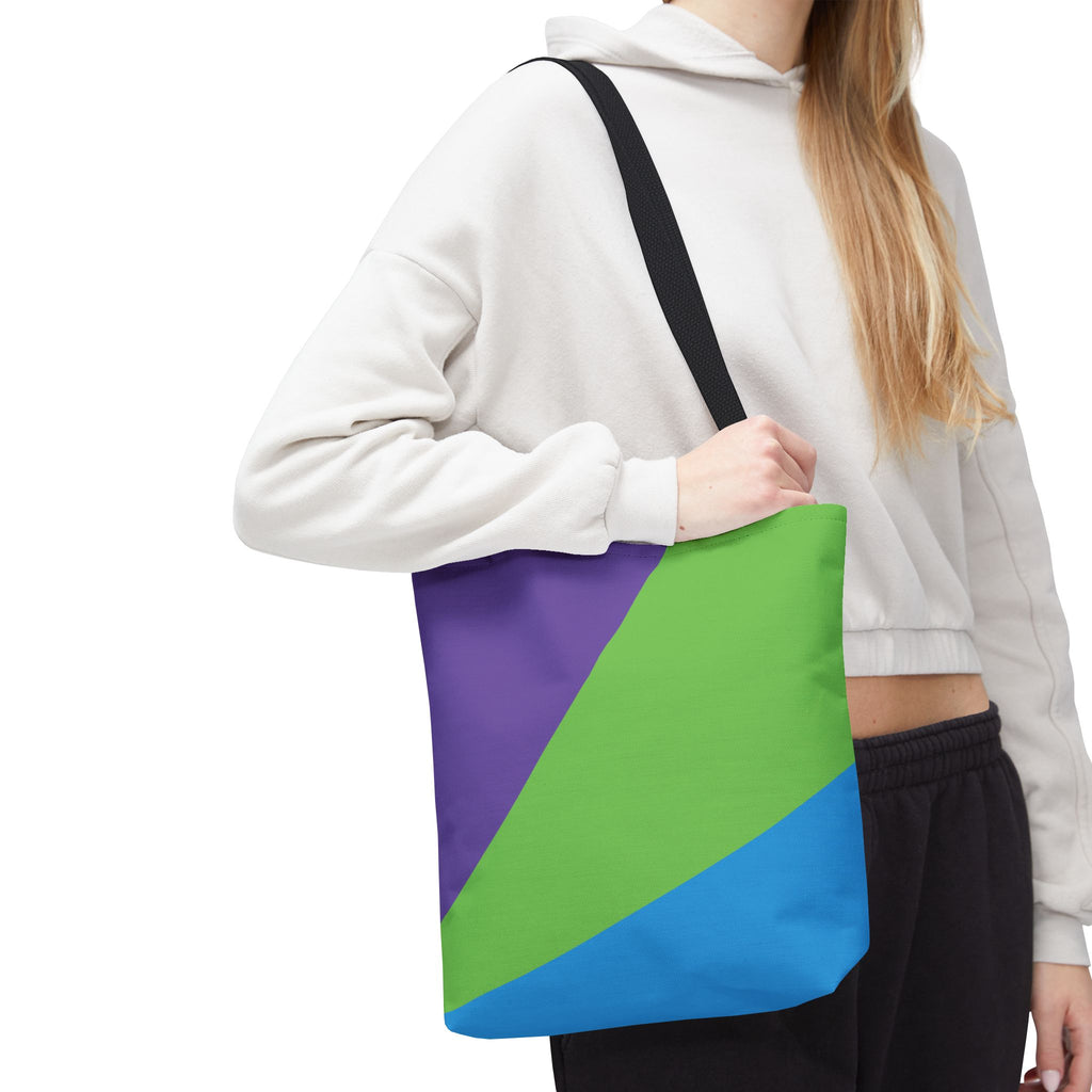 Colorblock Tote Bag
