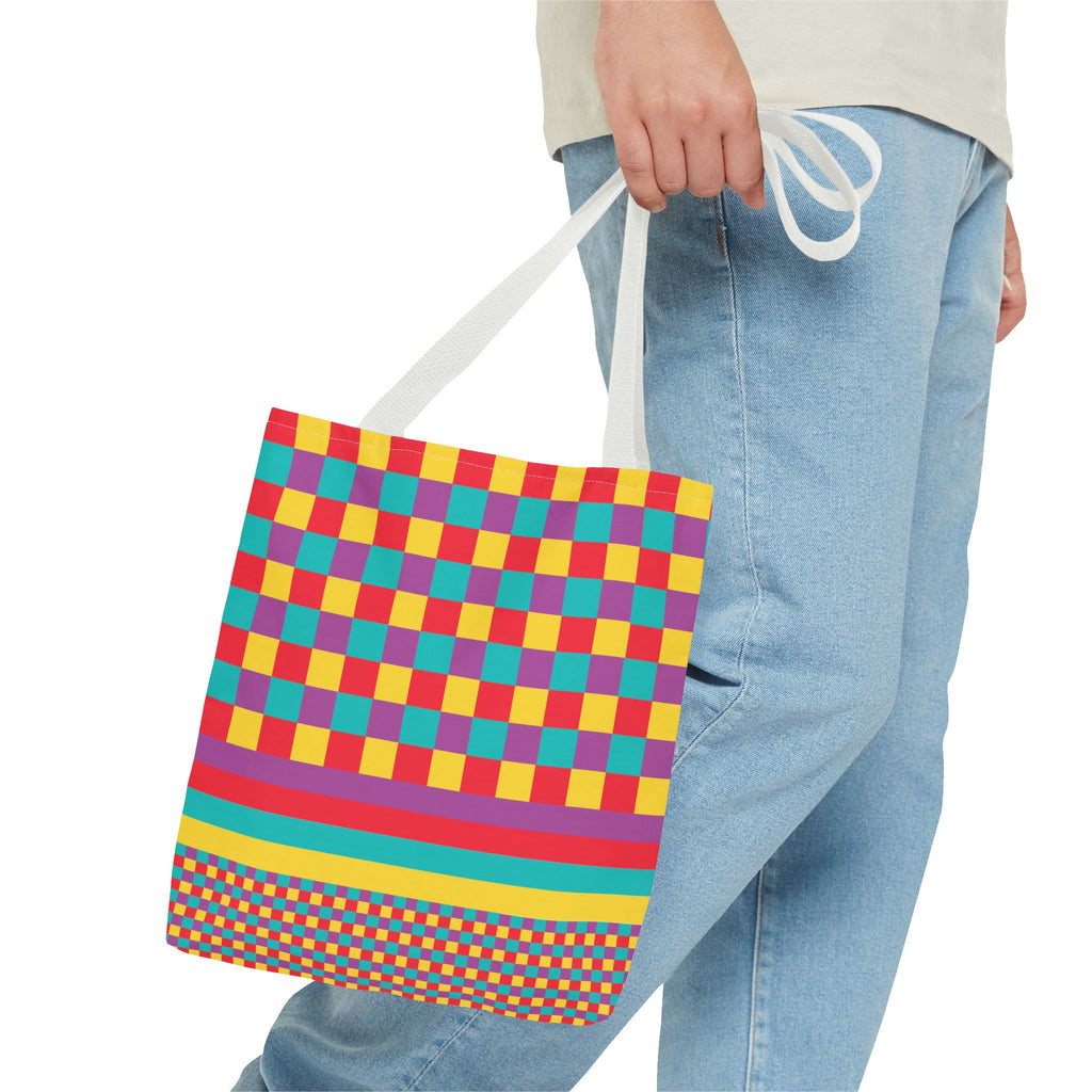 Colorblock Tote Bag