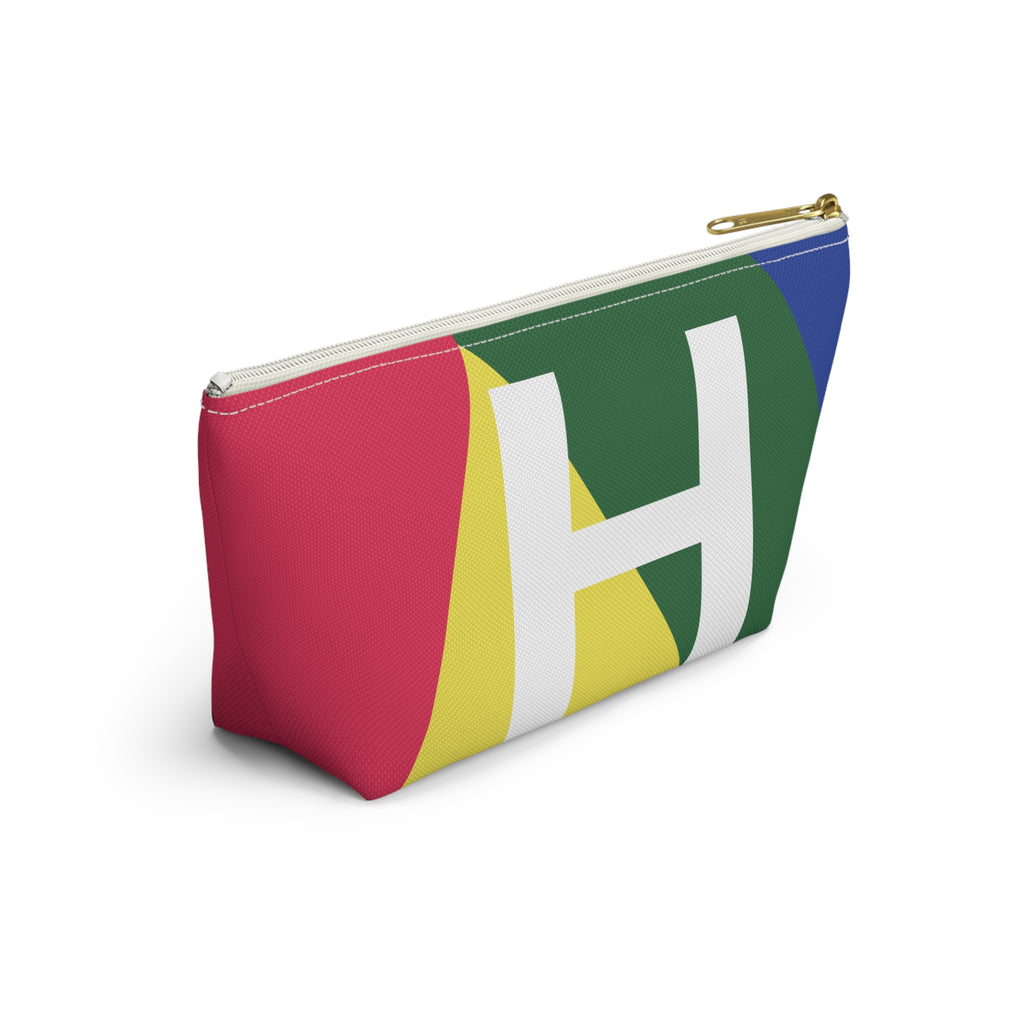Colorblock Accessory Pouch — Monogram H T-Bottom Cosmetic Bag