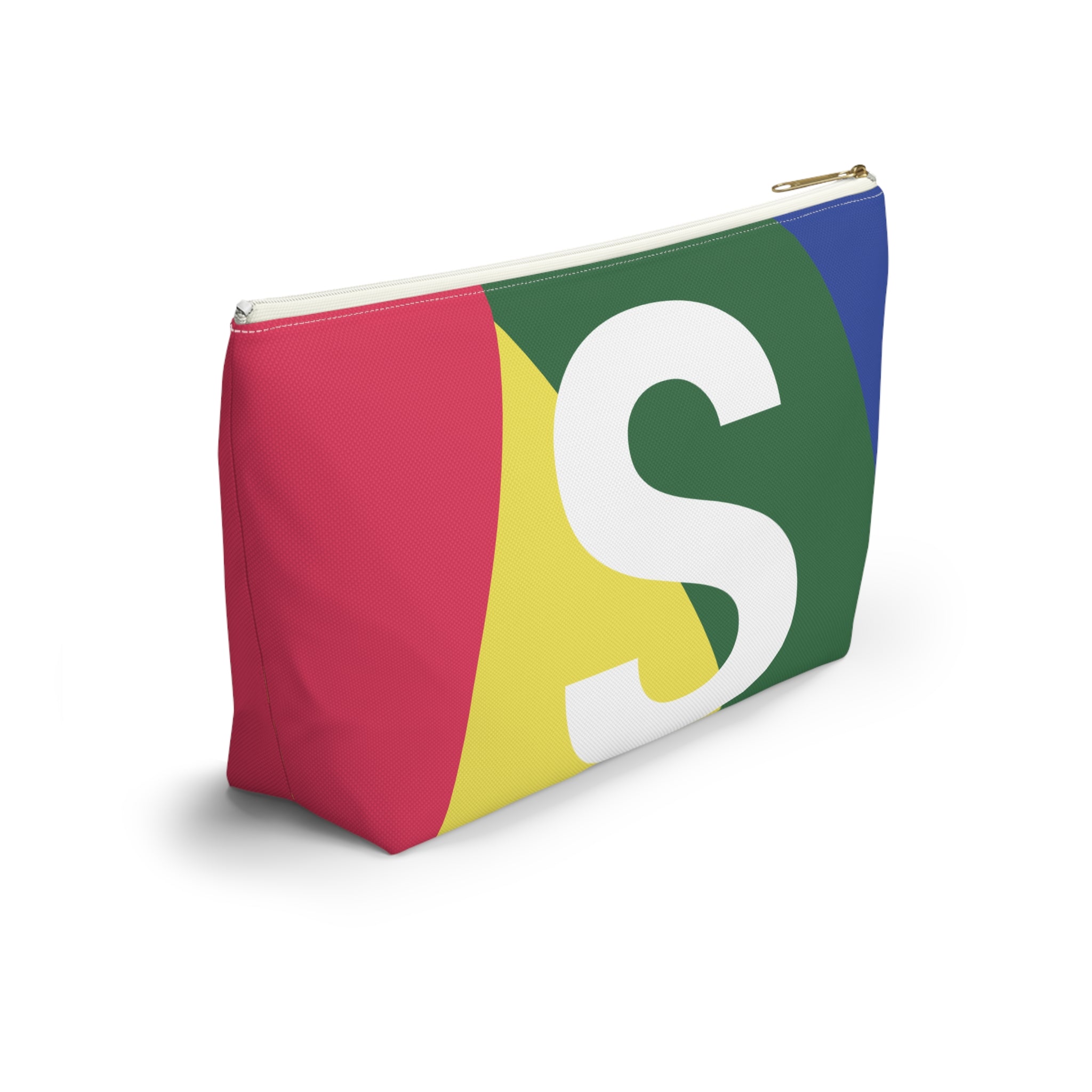 Colorblock Accessory Pouch — Monogram S T-Bottom Cosmetic Bag