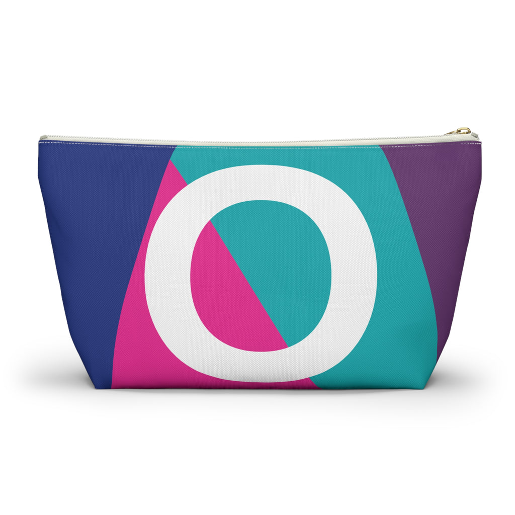 Colorblock Accessory Pouch — Monogram O T-Bottom Cosmetic Bag