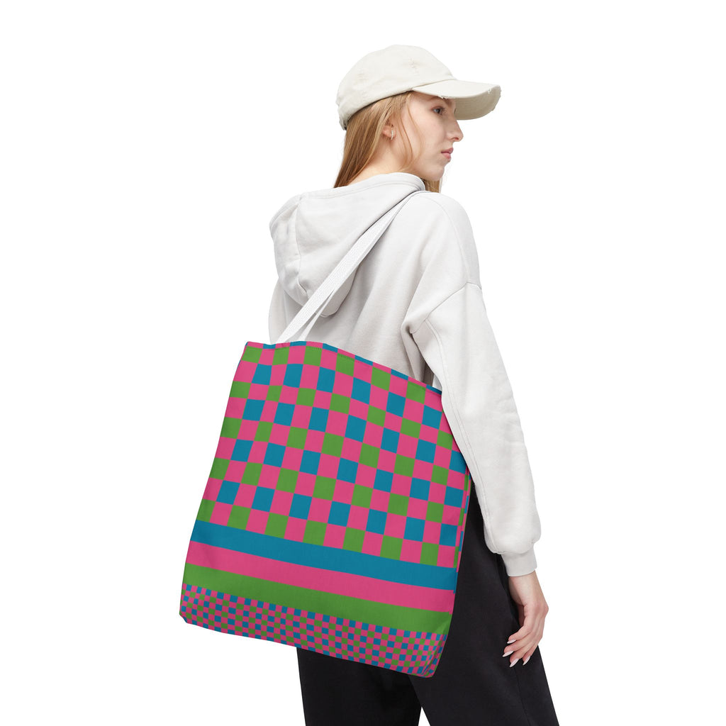 Colorblock Tote Bag