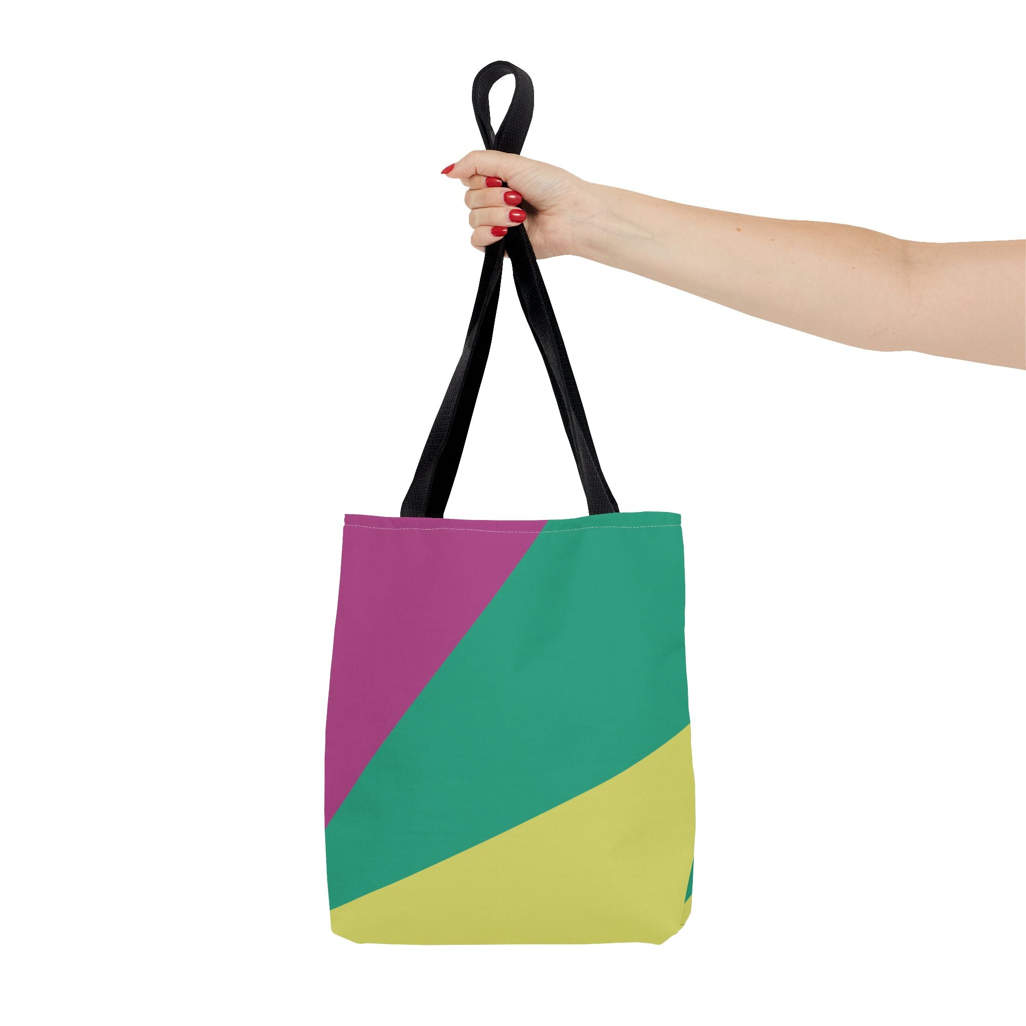 Colorblock Tote Bag