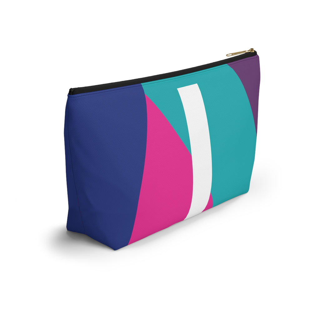 Colorblock Accessory Pouch — Monogram I T-Bottom Cosmetic Bag