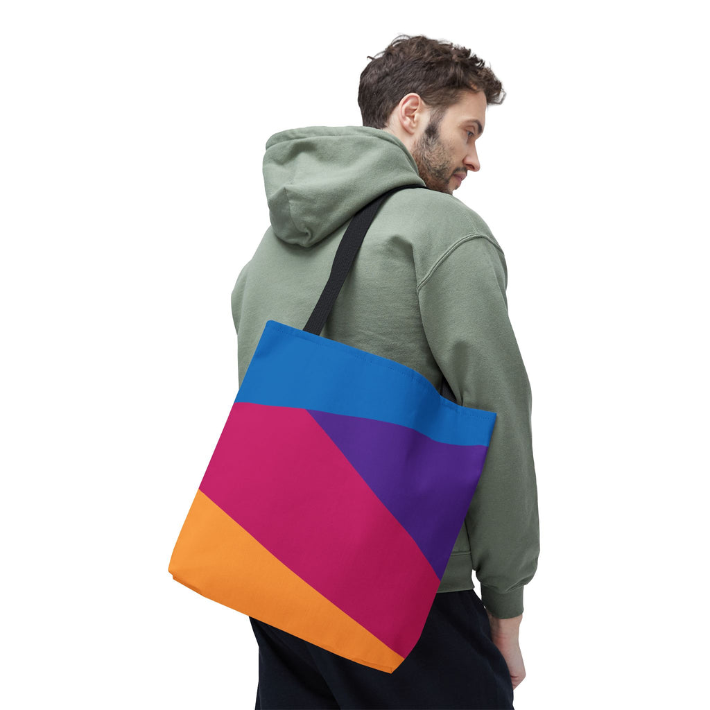 Colorblock Tote Bag