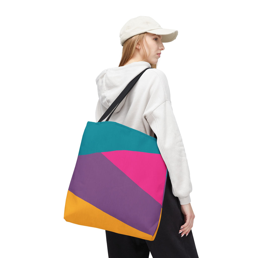 Colorblock Tote Bag