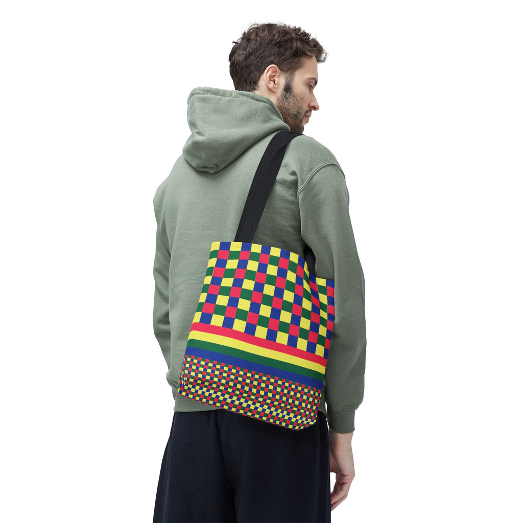 Colorblock Tote Bag