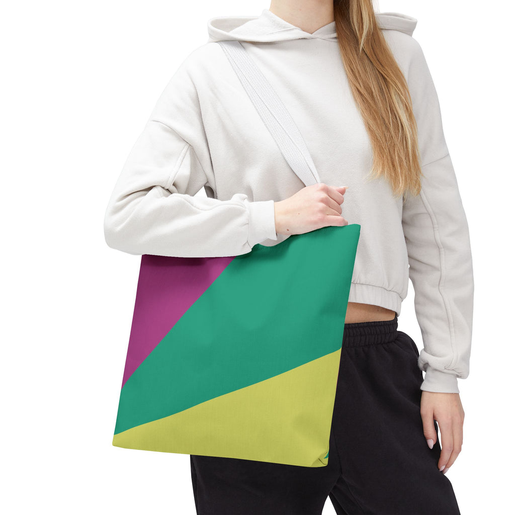 Colorblock Tote Bag
