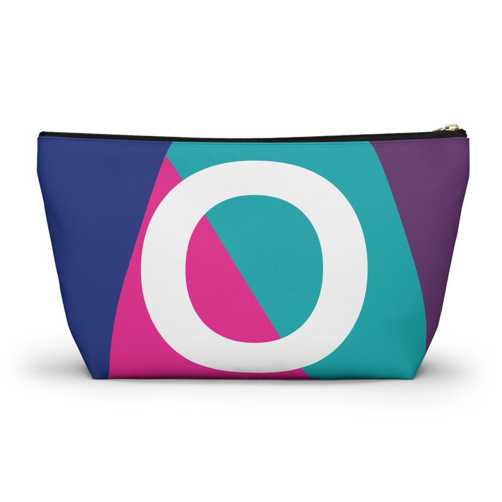 Colorblock Accessory Pouch — Monogram O T-Bottom Cosmetic Bag