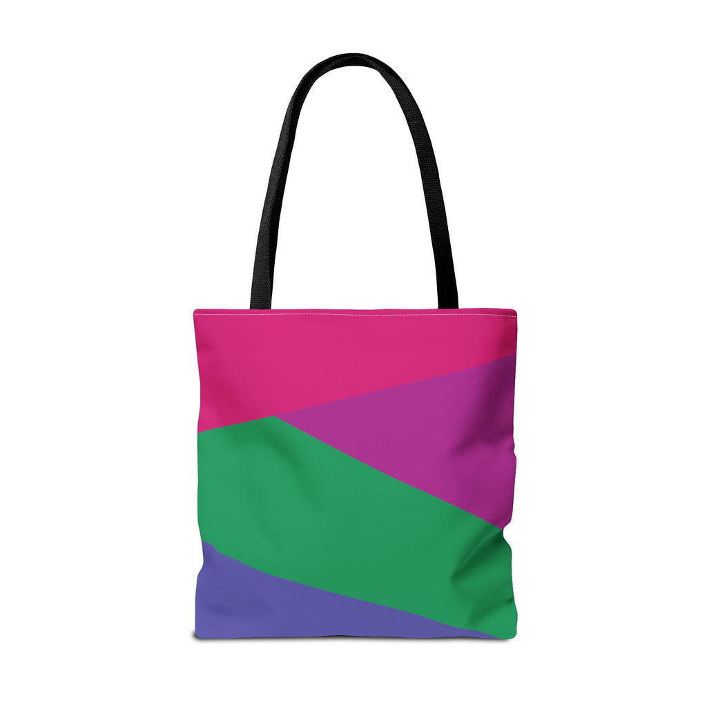 Colorblock Tote Bag