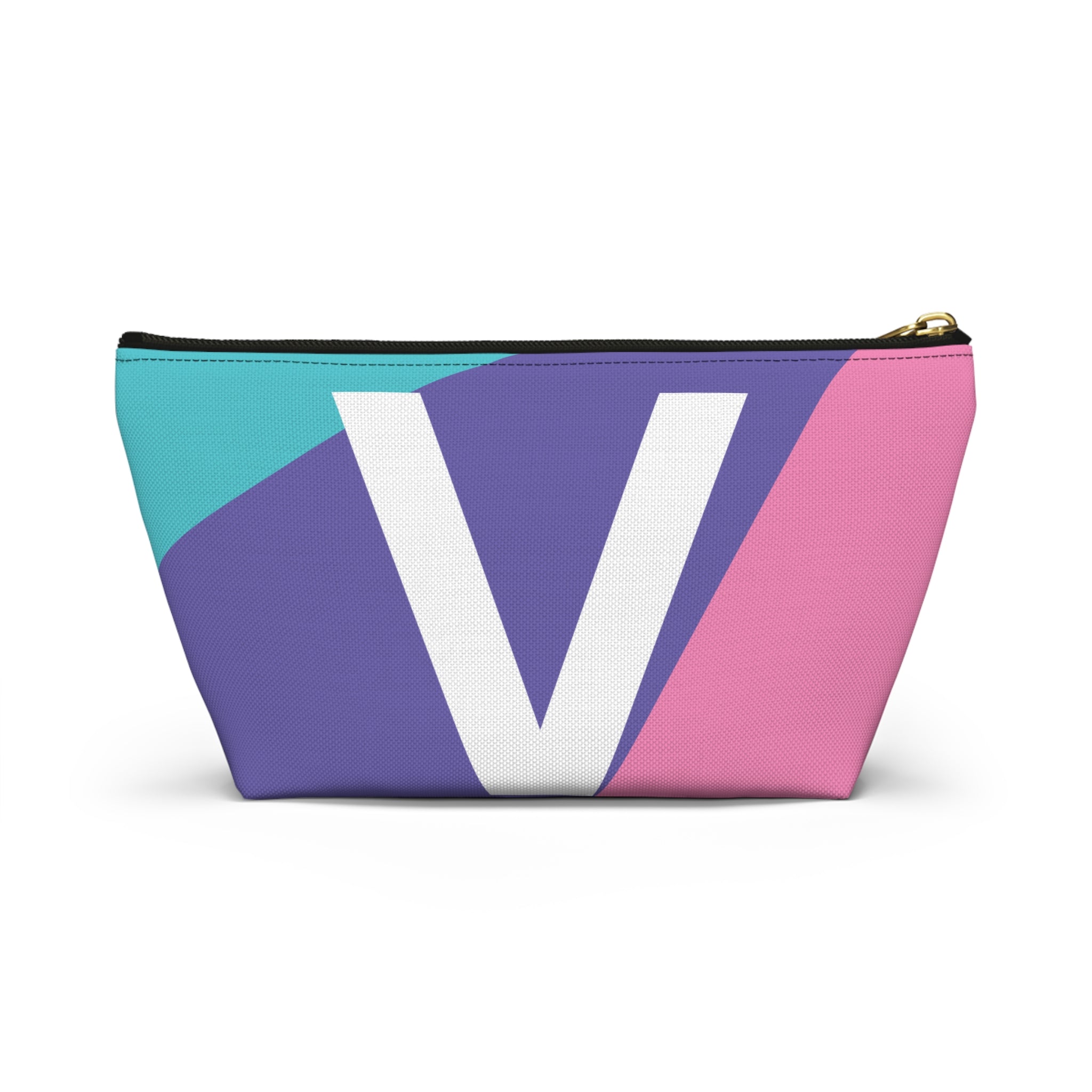 Colorblock Accessory Pouch — Monogram V T-Bottom Cosmetic Bag