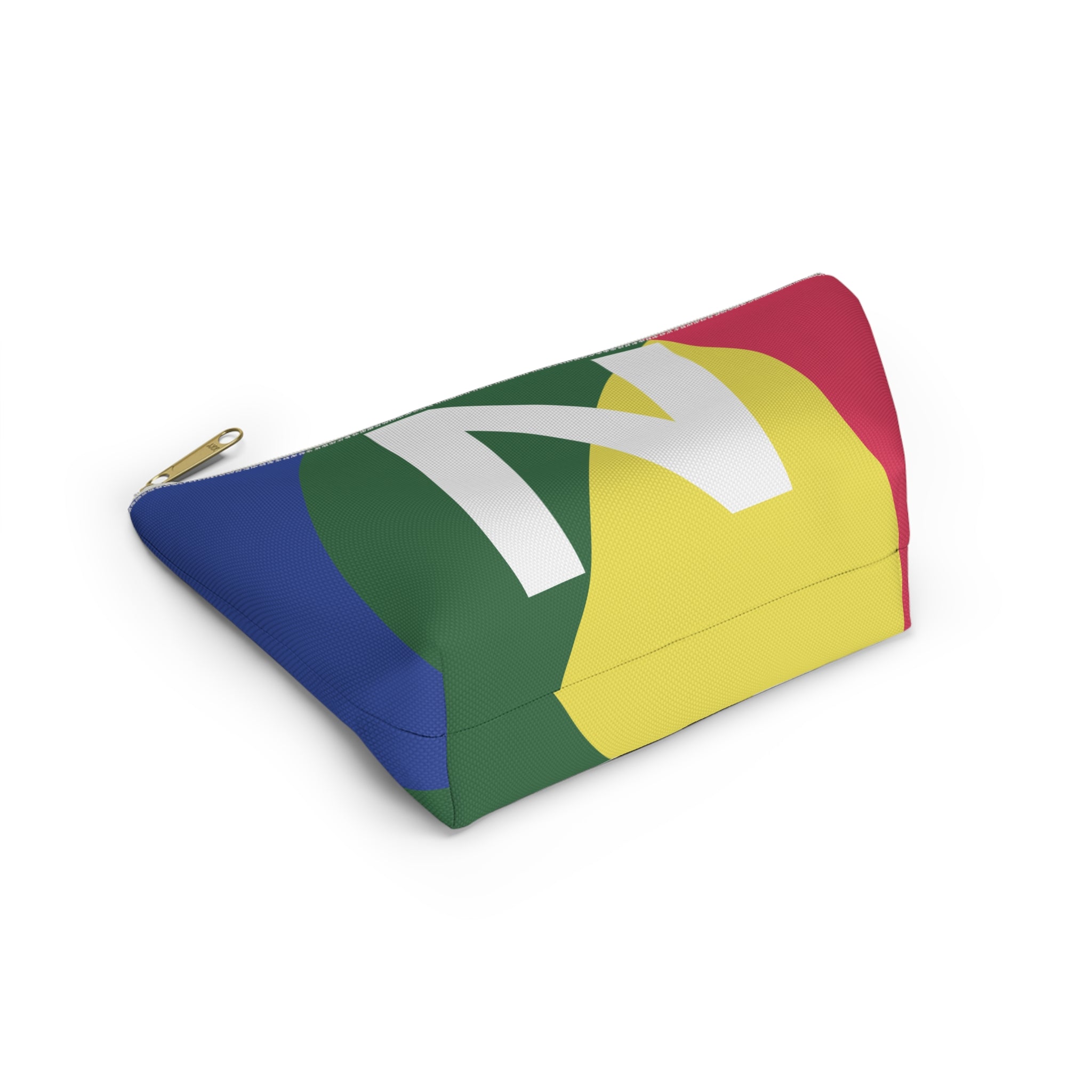 Initials Colorblock Accessory Pouch — Monogram N T-Bottom Cosmetic Bag