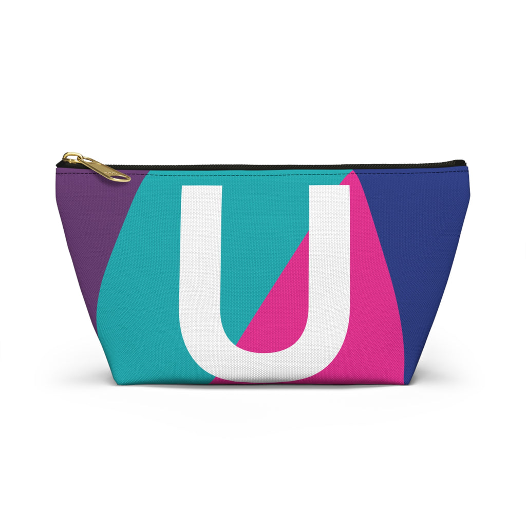 Colorblock Accessory Pouch — Monogram U T-Bottom Cosmetic Bag