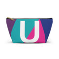 Colorblock Accessory Pouch — Monogram U T-Bottom Cosmetic Bag