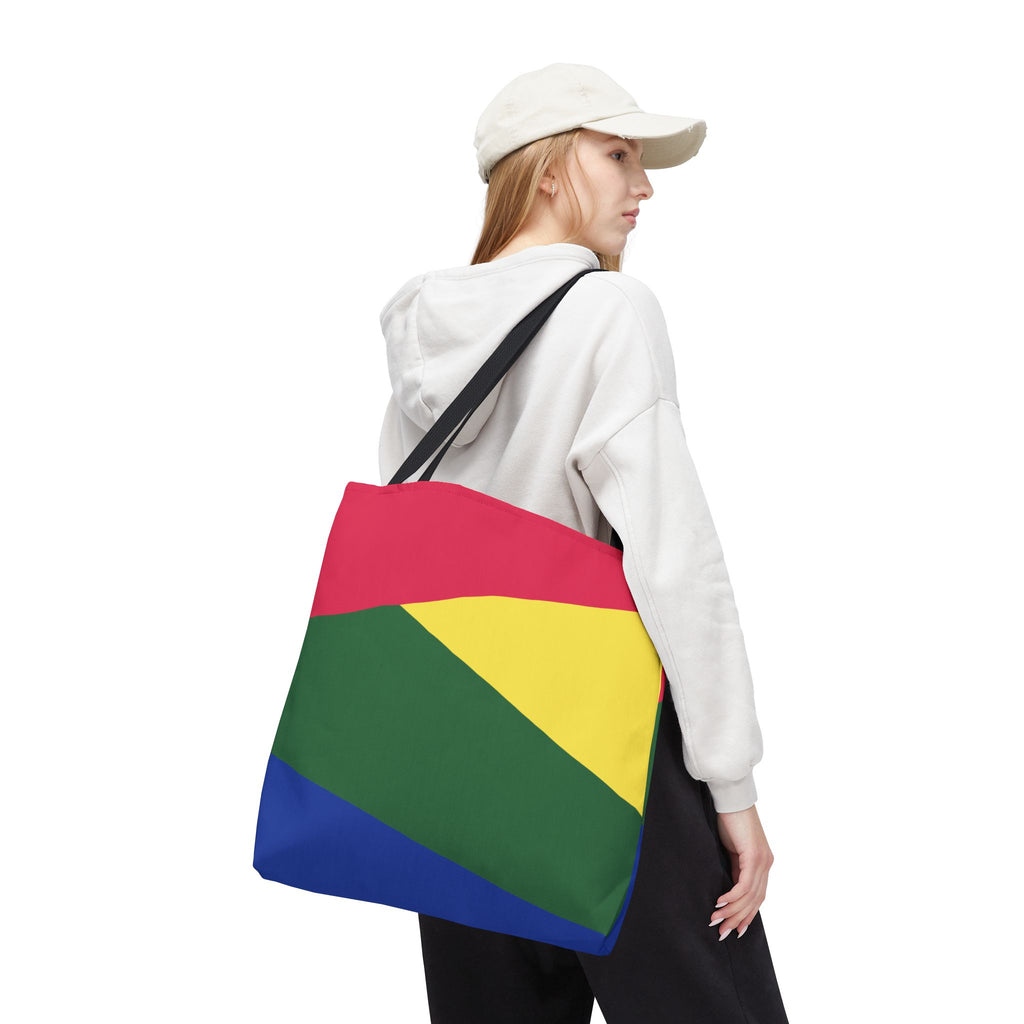 Colorblock Tote Bag