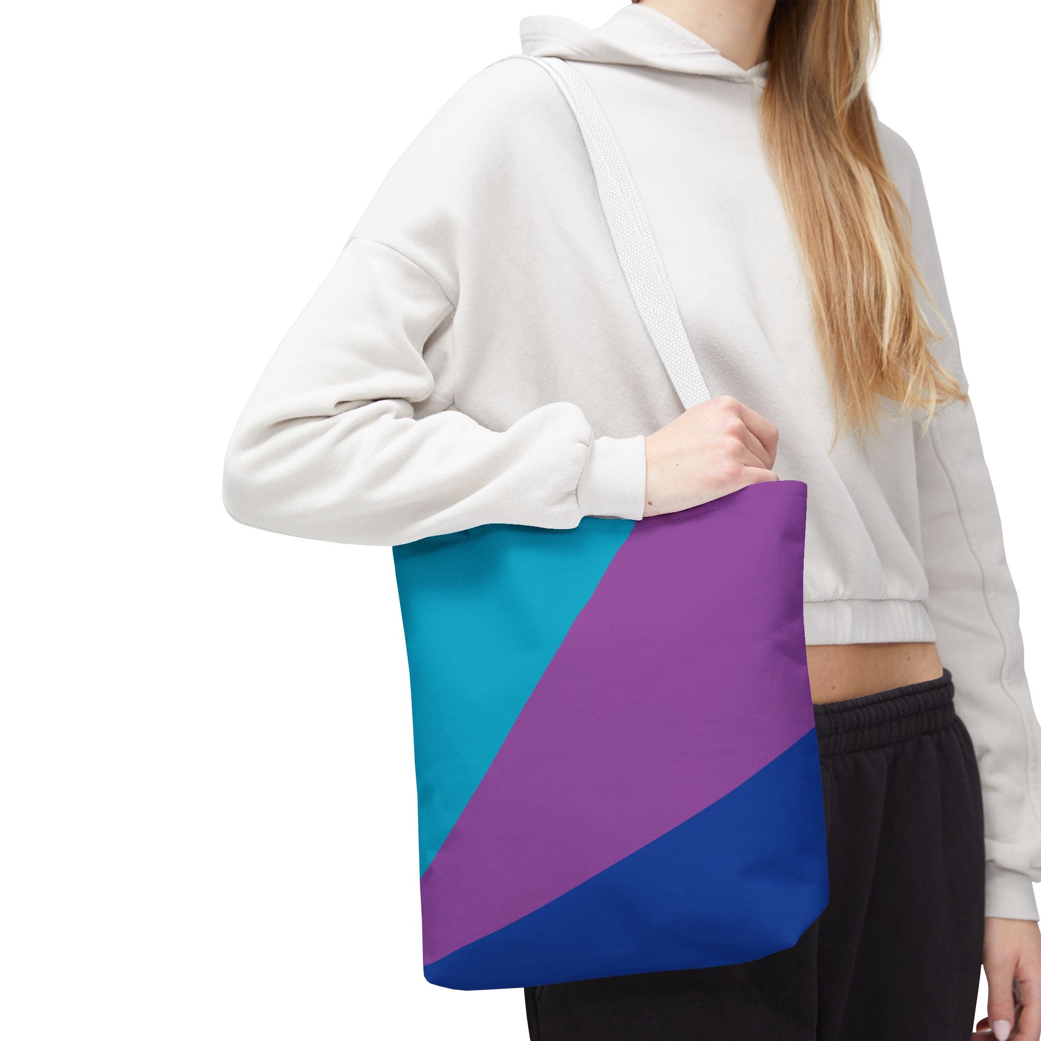 Colorblock Tote Bag