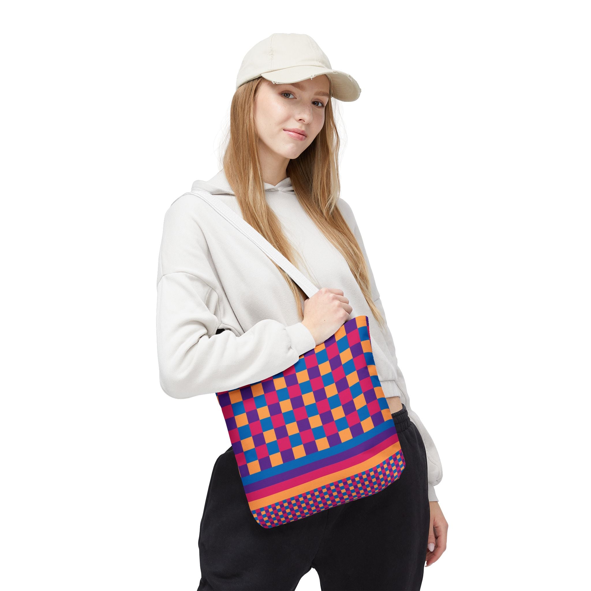 Colorblock Tote Bag