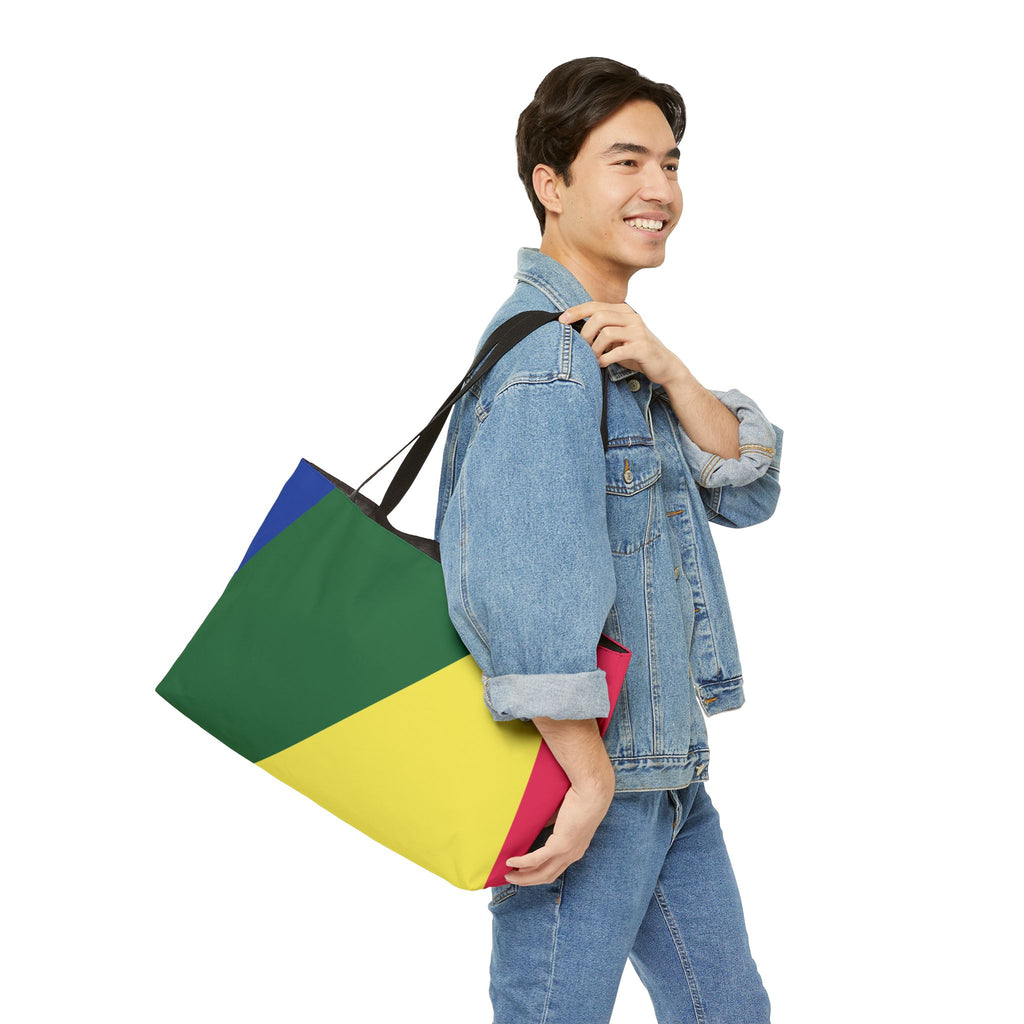 Colorblock Tote Bag