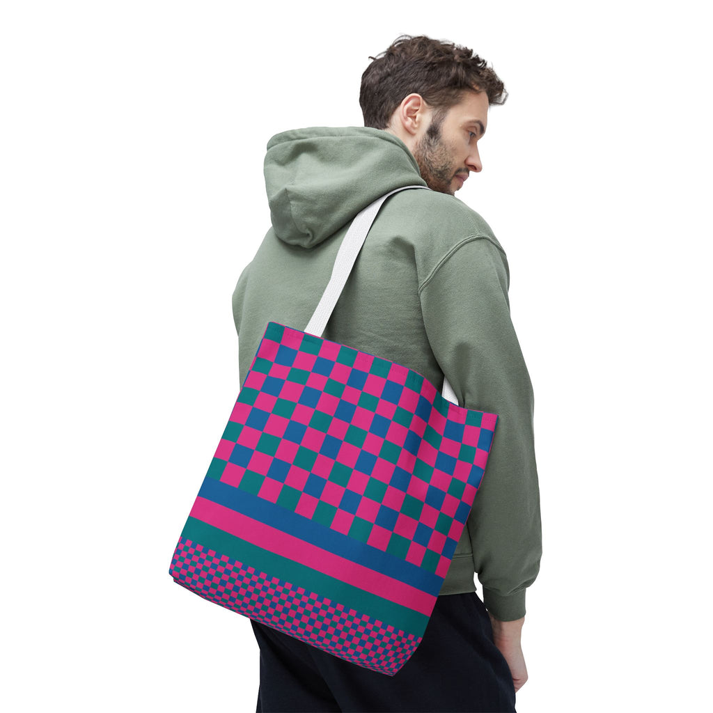 Colorblock Tote Bag
