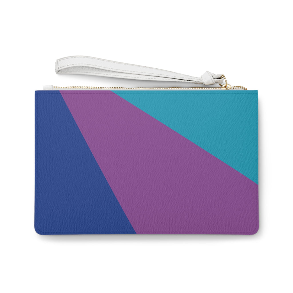 Retro Colorblock Clutch Bag | 80s & 90s Inspired