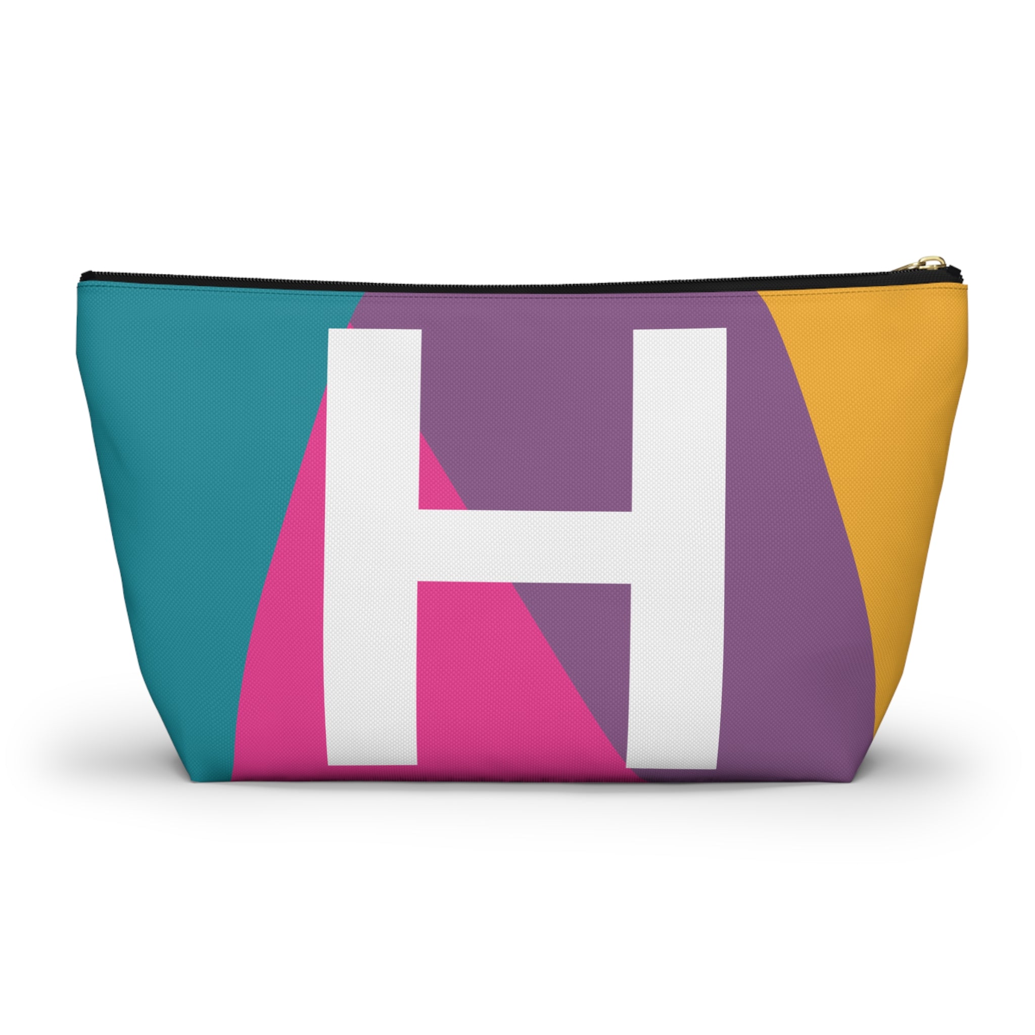 Colorblock Accessory Pouch — Monogram H T-Bottom Cosmetic Bag