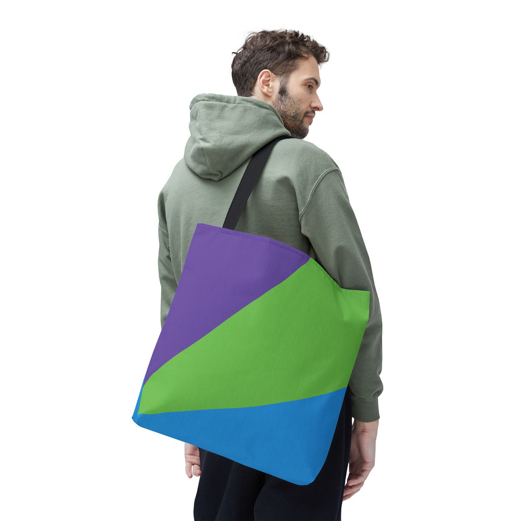 Colorblock Tote Bag