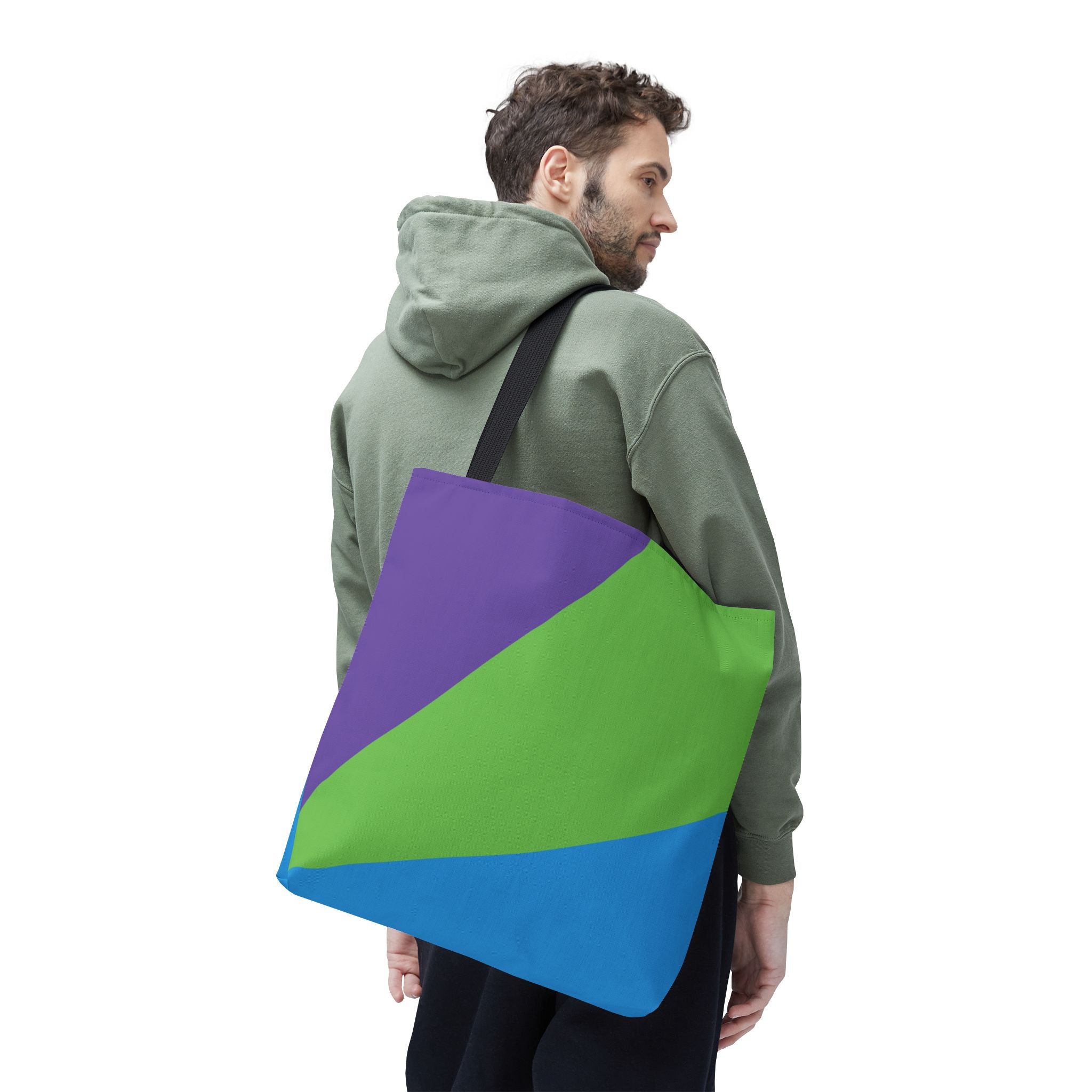 Colorblock Tote Bag