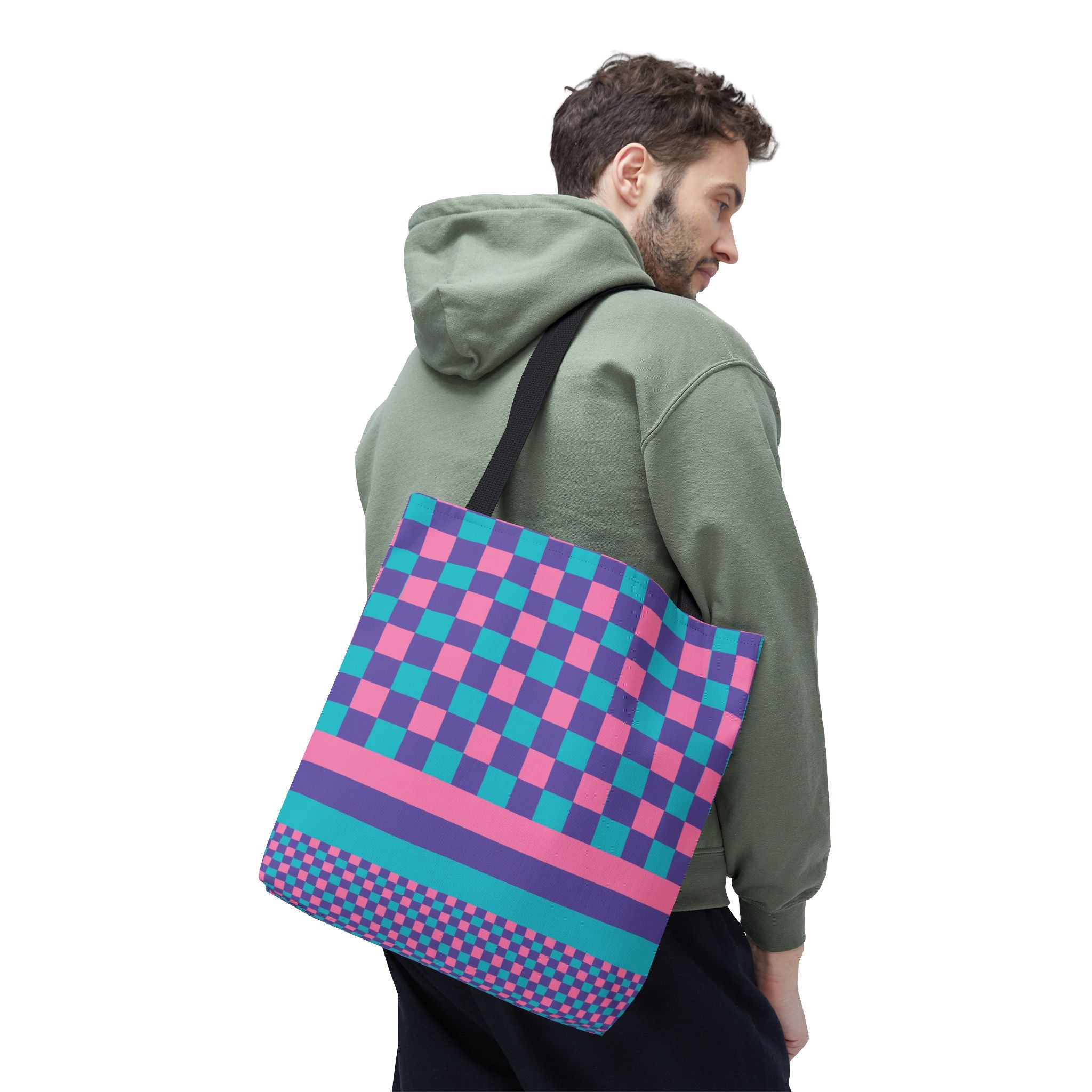 Colorblock Tote Bag
