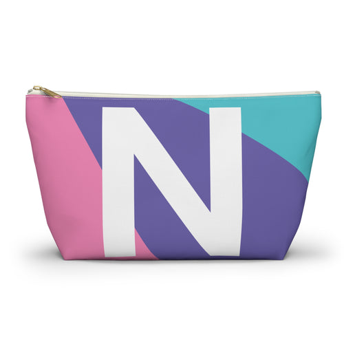 Colorblock Accessory Pouch — Monogram N T-Bottom Cosmetic Bag
