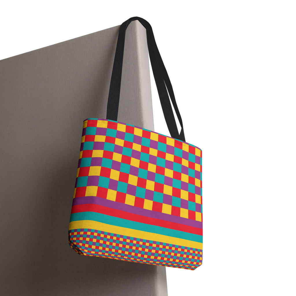 Colorblock Tote Bag
