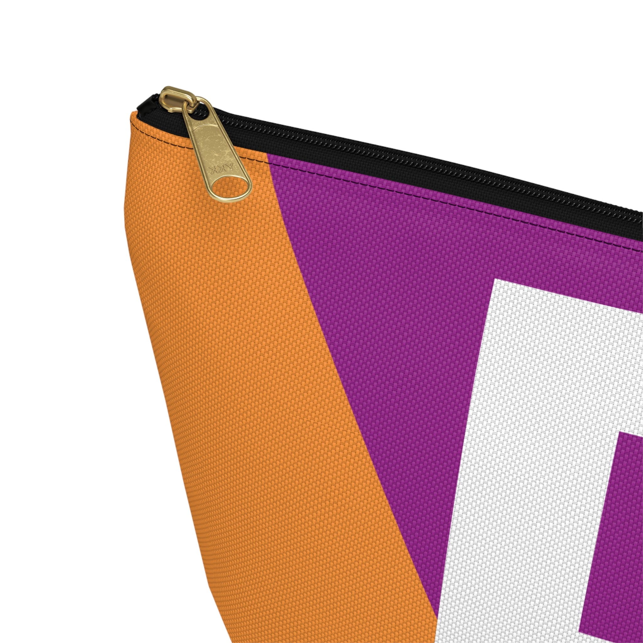 Colorblock Accessory Pouch — Monogram R T-Bottom Cosmetic Bag