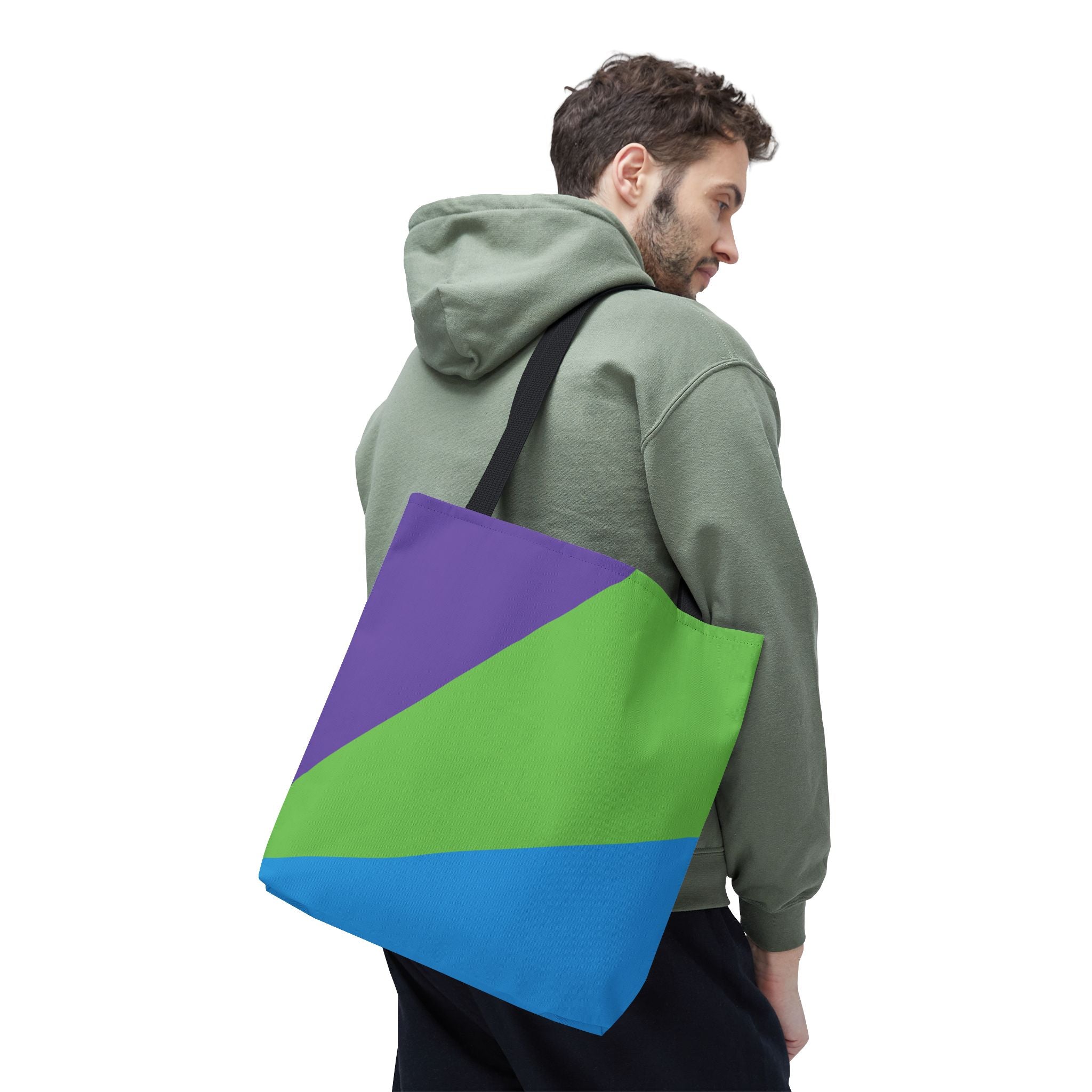 Colorblock Tote Bag