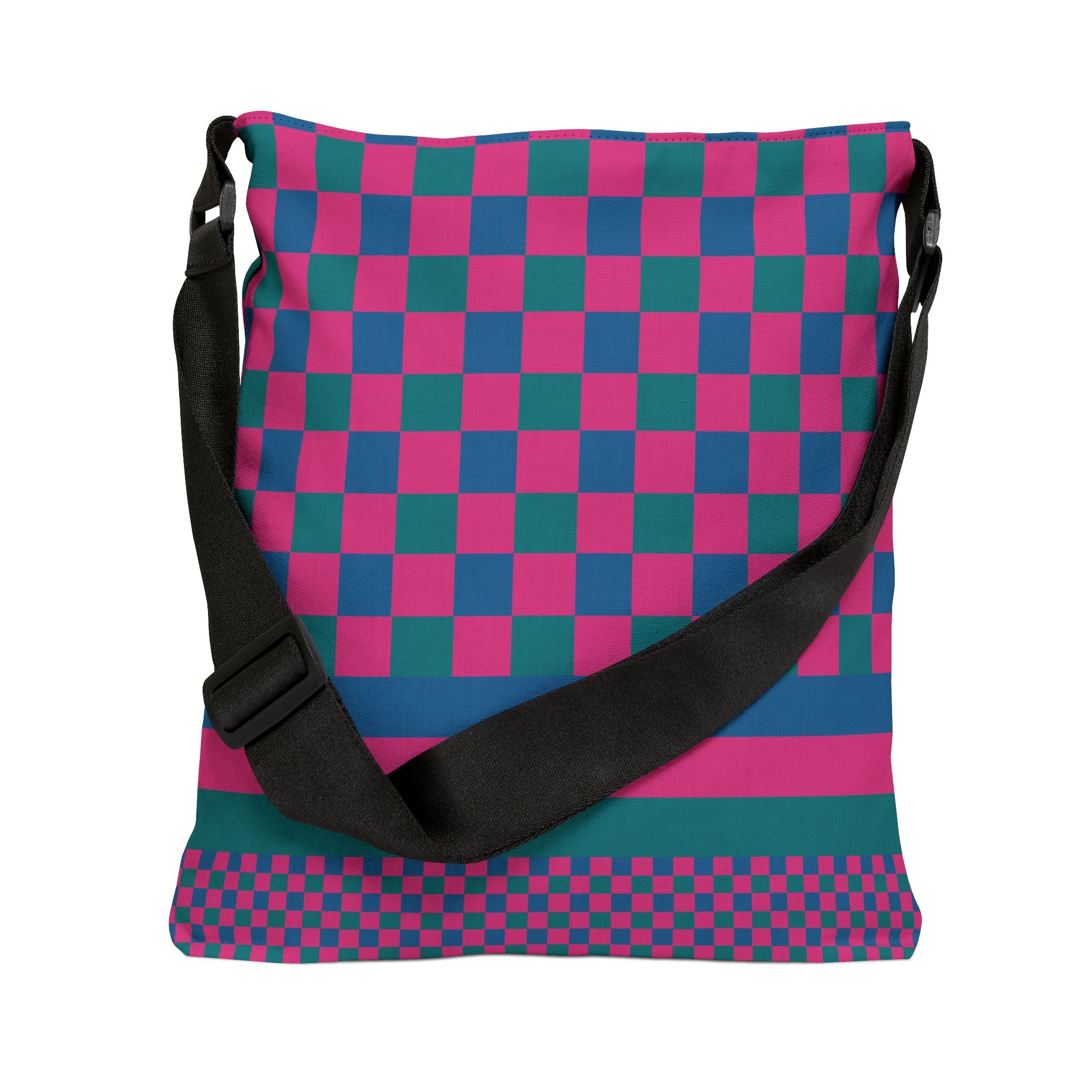 Colorblock Geometric Tote Bag