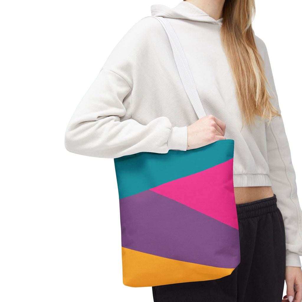 Colorblock Tote Bag