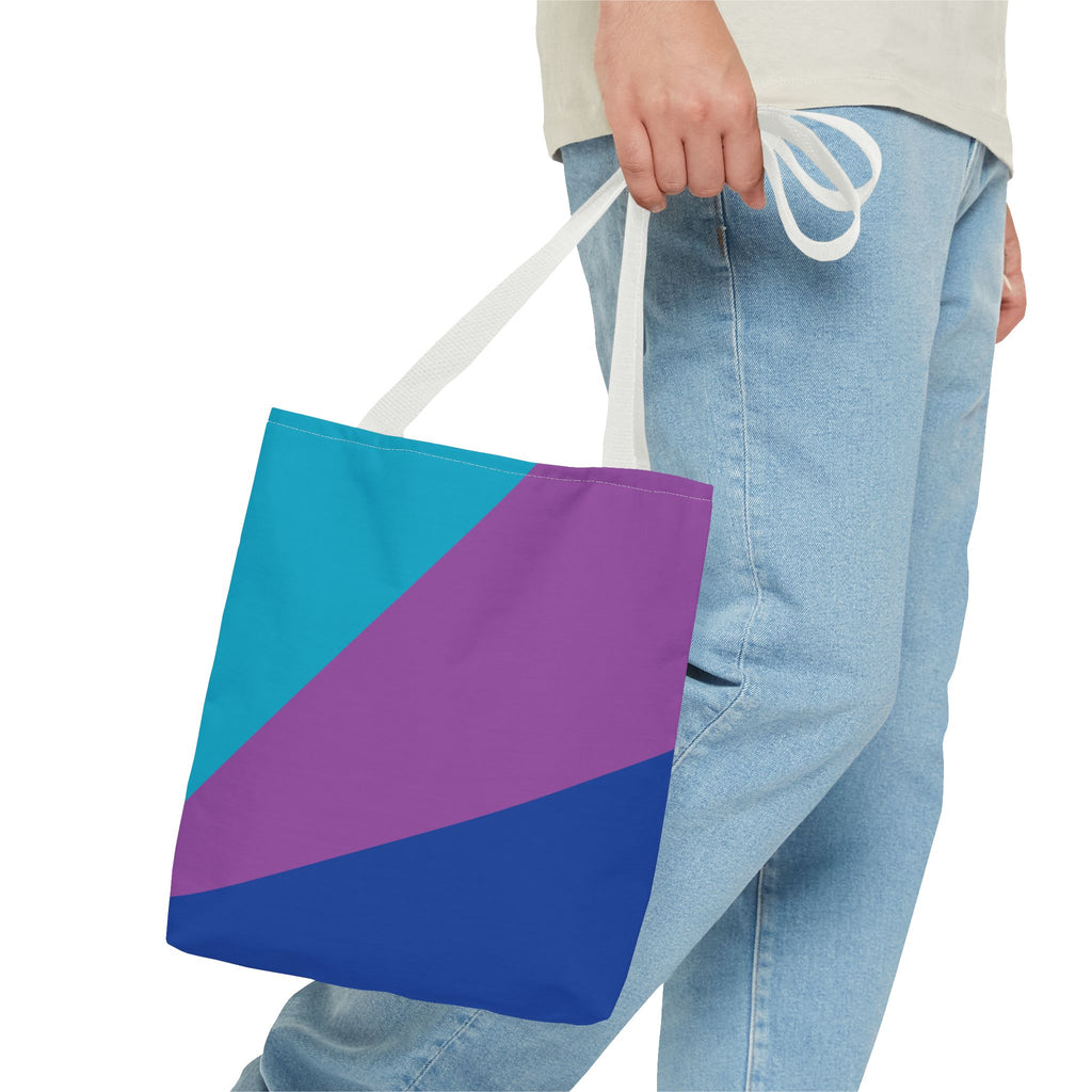 Colorblock Tote Bag