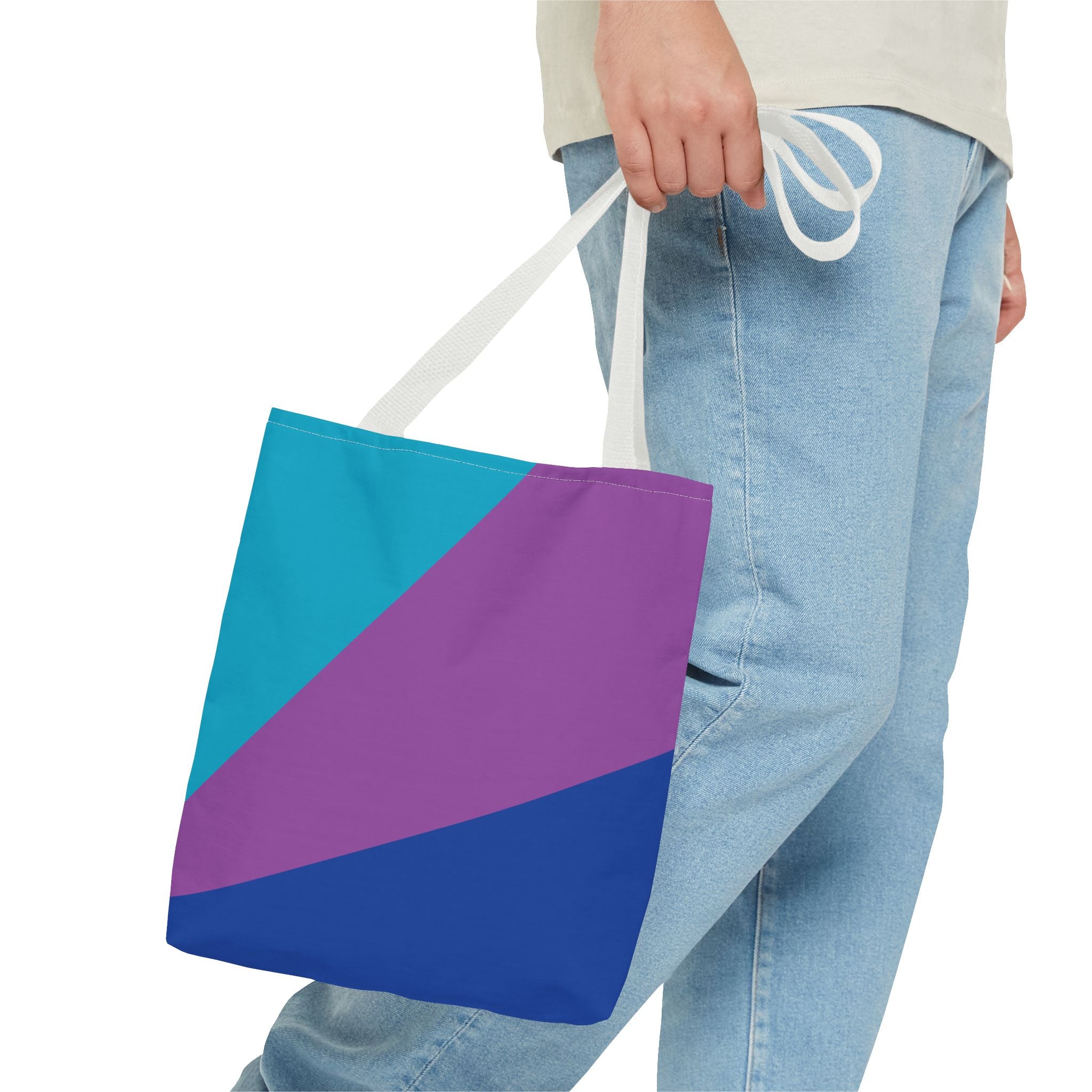 Colorblock Tote Bag
