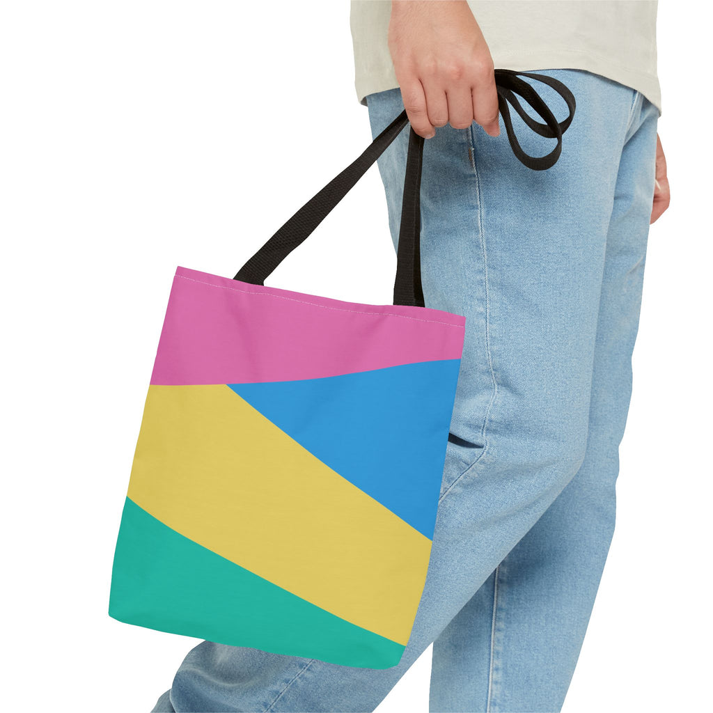 Colorblock Tote Bag