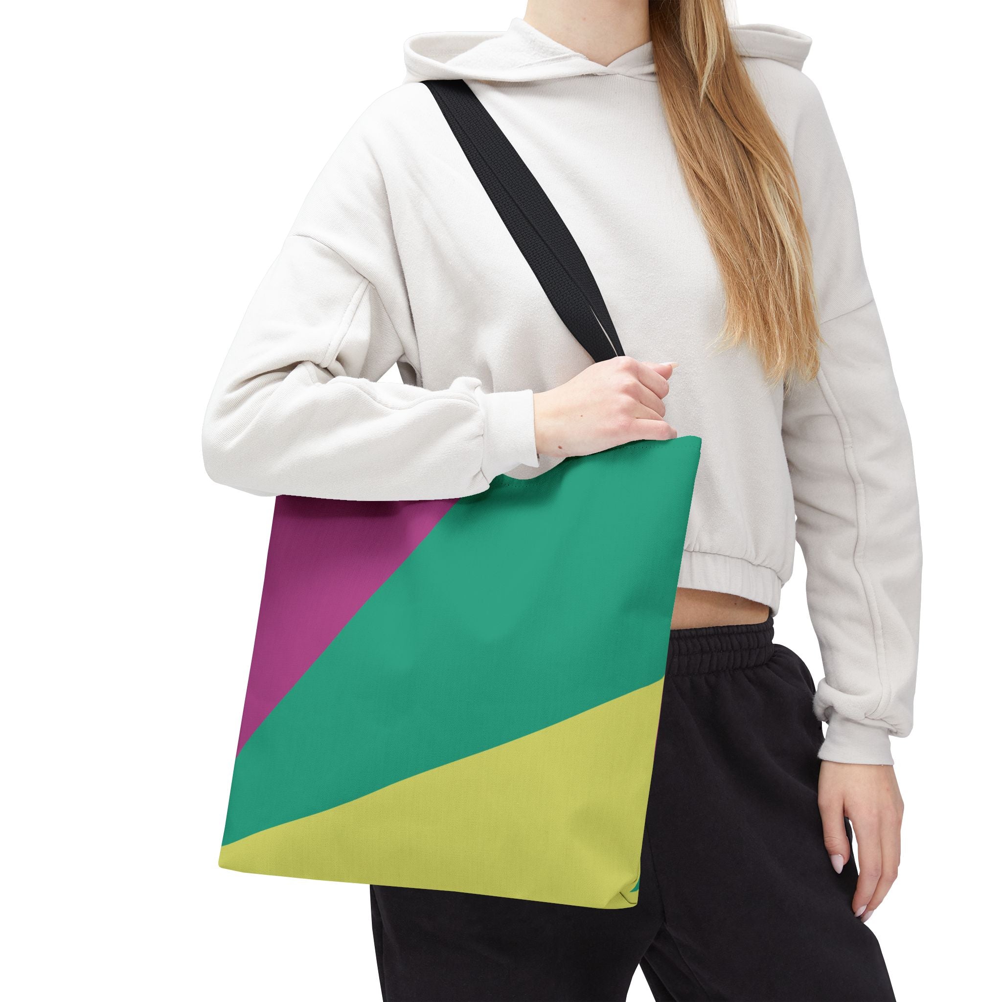 Colorblock Tote Bag