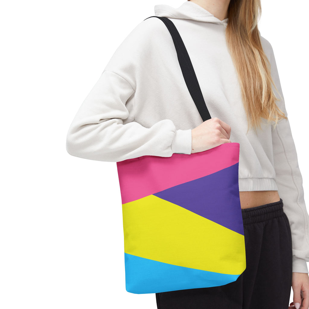 Colorblock Tote Bag