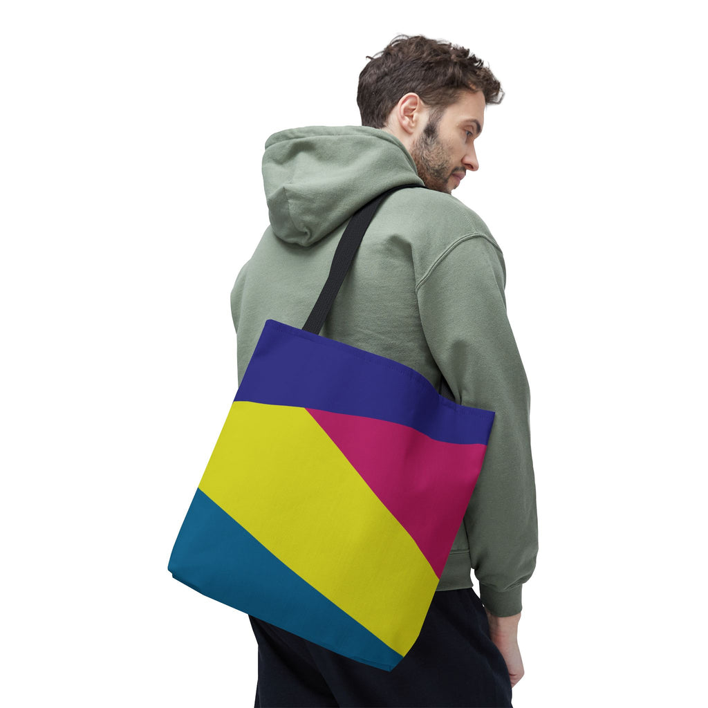 Colorblock Tote Bag