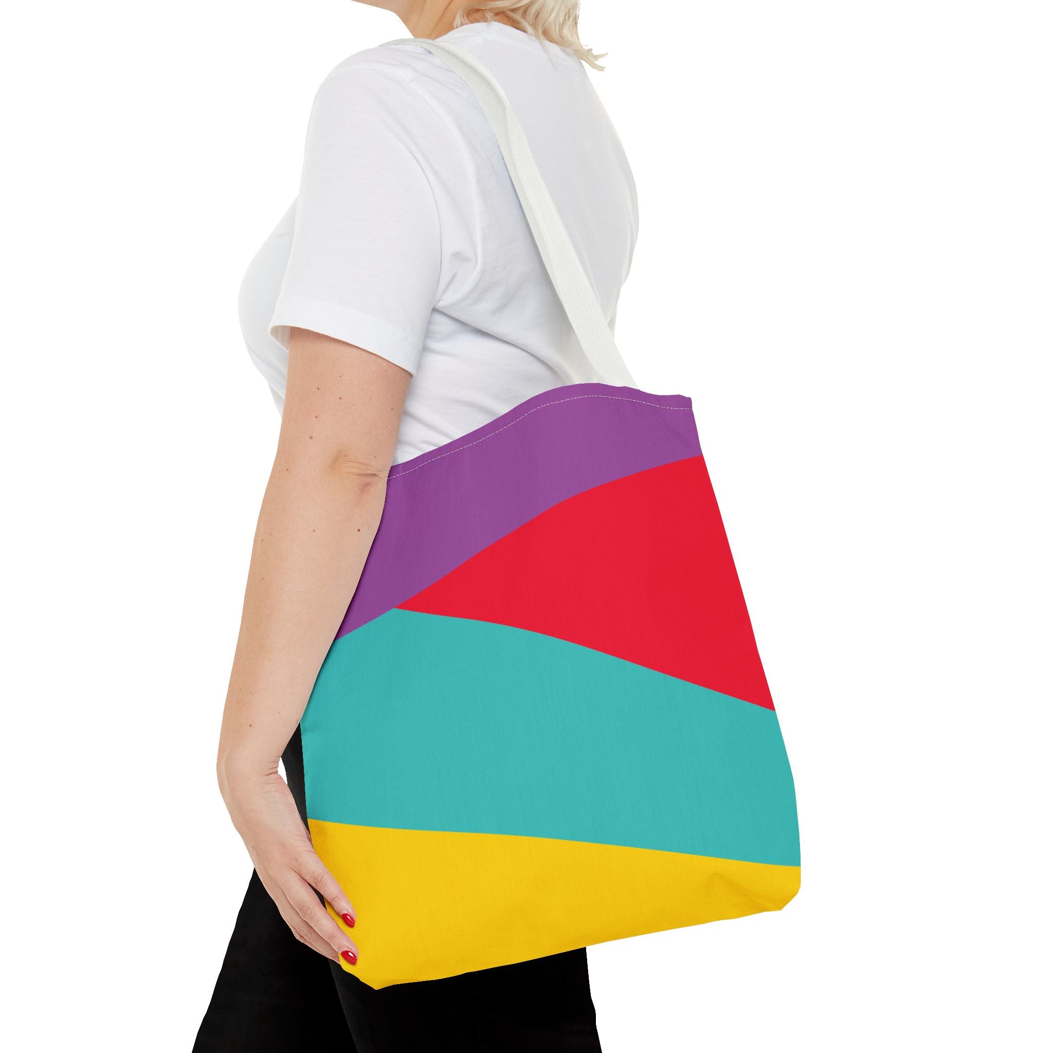 Colorblock Tote Bag
