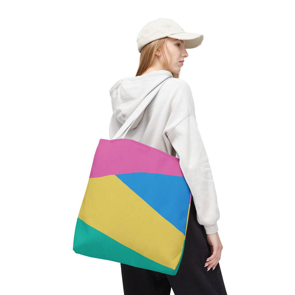 Colorblock Tote Bag