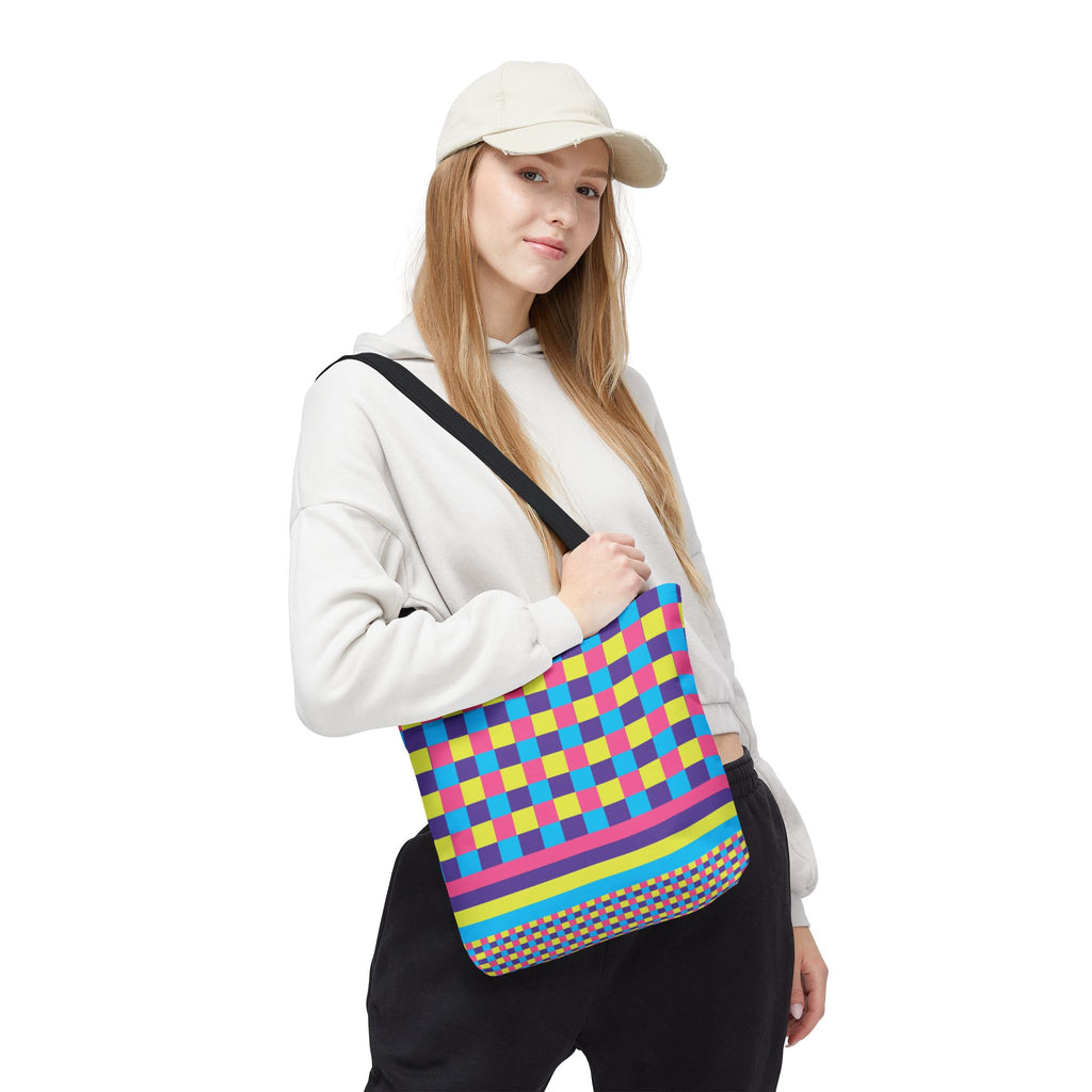 Colorblock Tote Bag