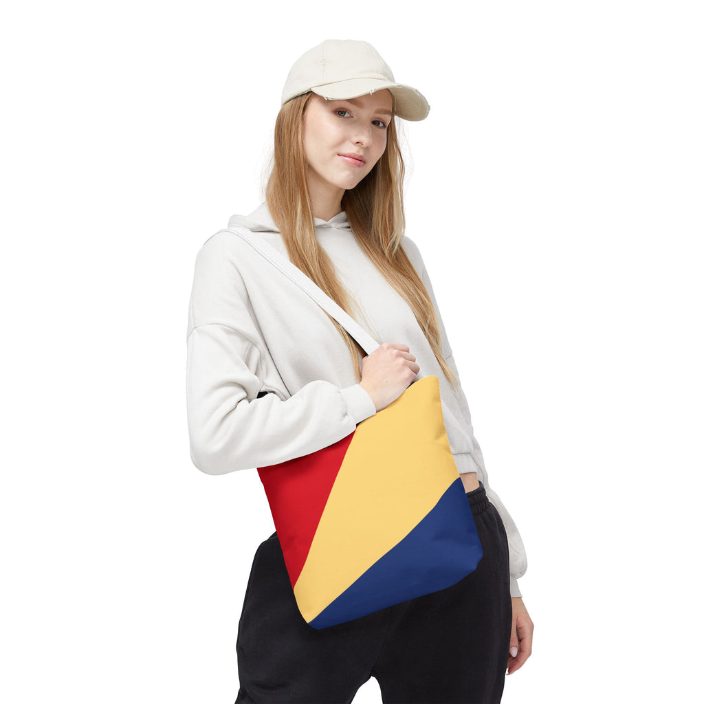 Colorblock Tote Bag